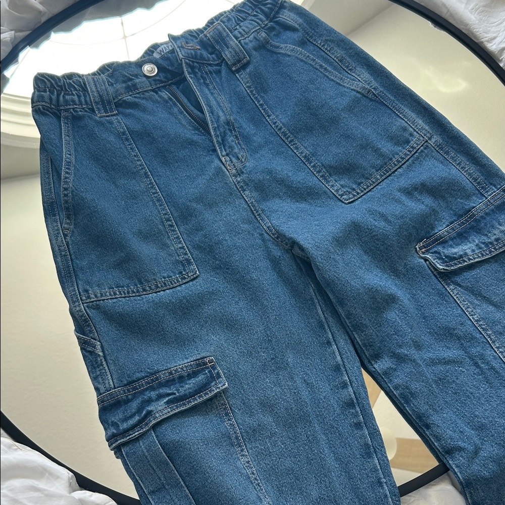 Wax Jean Women's Relaxed Blue Boyfriend Jeans